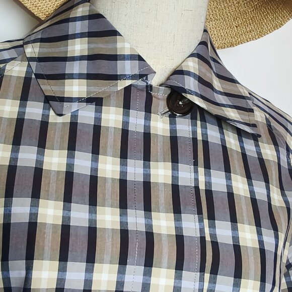 The Row Women’s Tavishina checked silk-blend coat Size US 4 - Picture 7 of 16